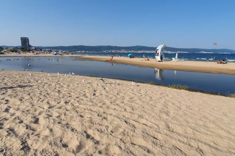 prikaz plaže u bugarskoj