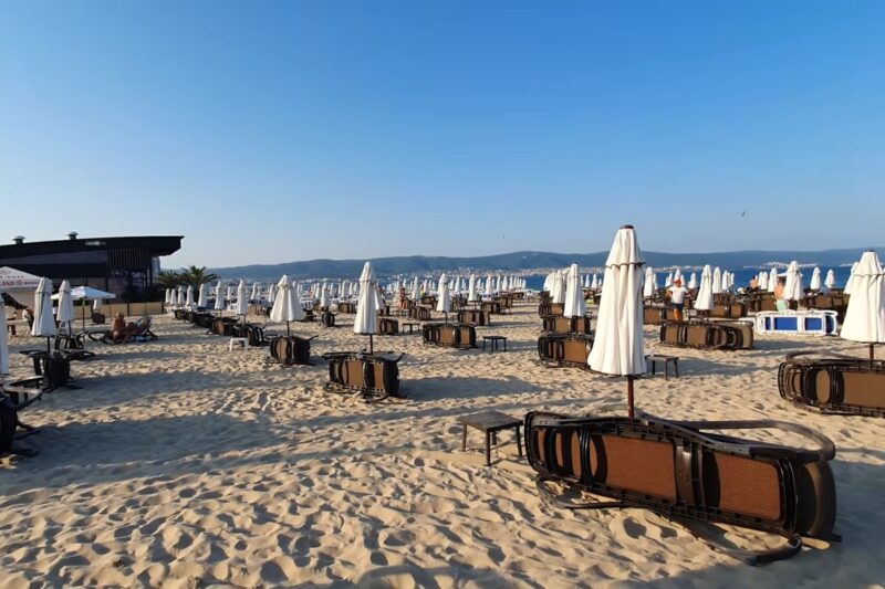 prikaz plaže u bugarskoj